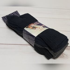 Rocky Men's Thermal Crew Socks 3 Pack Size 10-13 - New With Tags